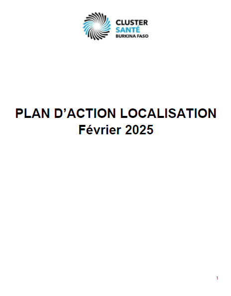 Burkina Faso: Plan d’action localisation