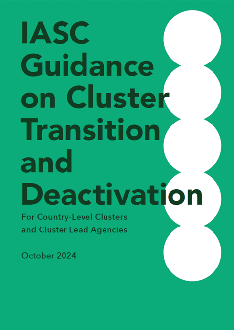 IASC guidance on Cluster transition and deactivation