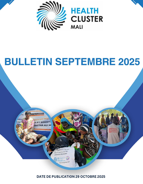 Mali Health Cluster Bulletin, October 2025