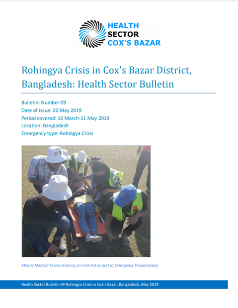 Bangladesh Health Sector Bulletin, 11 May 2019
