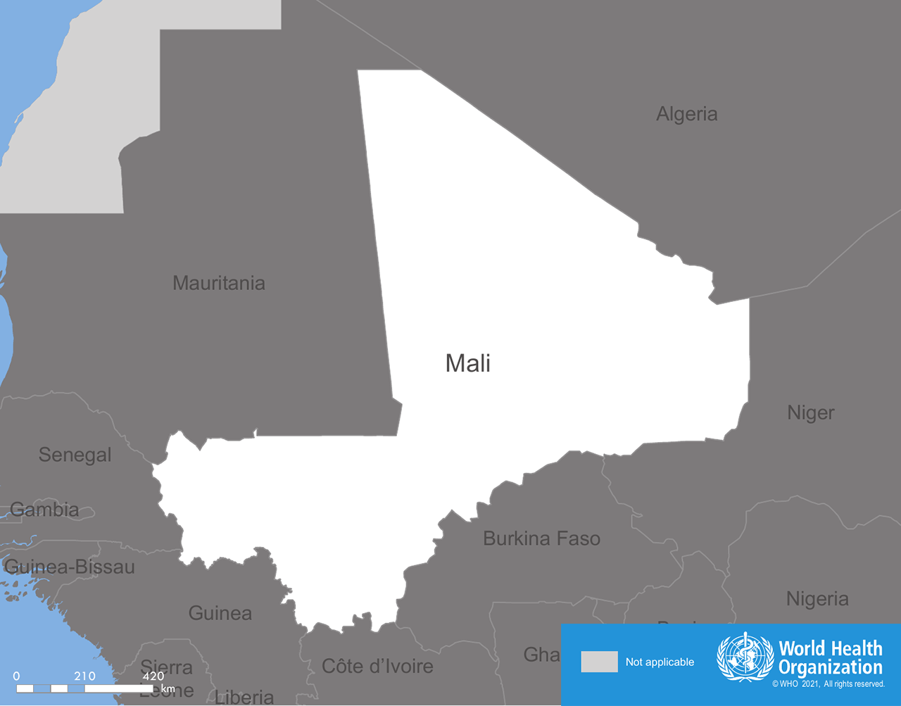 Mali map