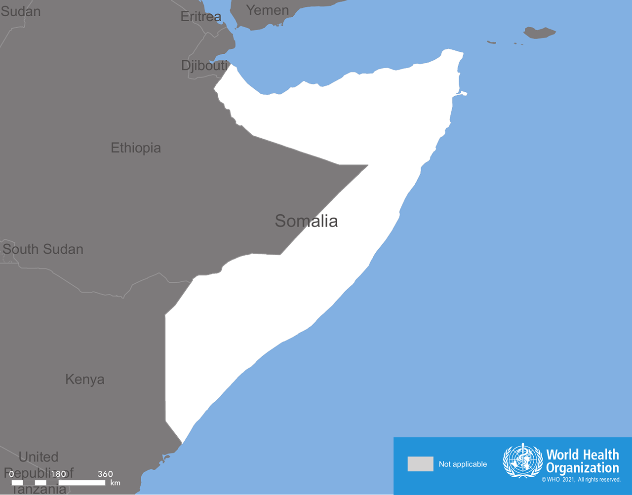 Somalia map
