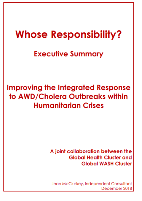 Improving the Integrated Response to AWD/Cholera Outbreaks within Humanitarian Crises