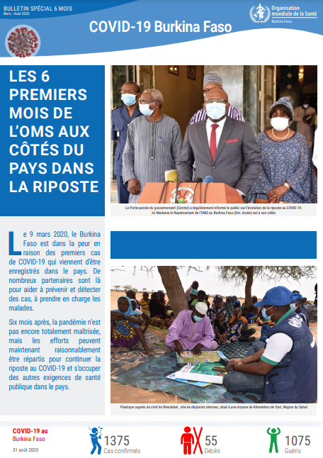 Burkina Faso Health Cluster COVID-19 Special Bulletin