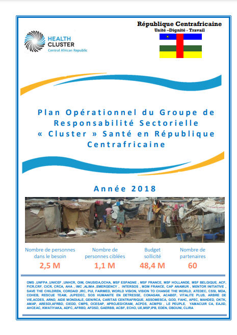 Central African Republic Health Cluster Operational Plan 2018