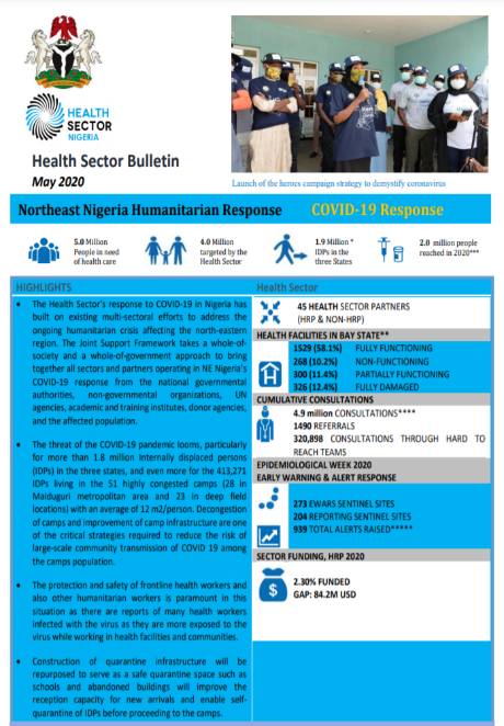 Nigeria Health Sector Bulletin, May 2020