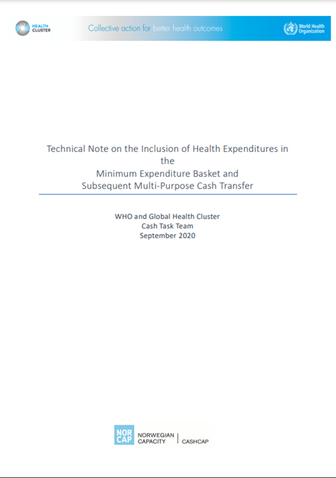 The inclusion of health expenditures in the minimum expenditure basket