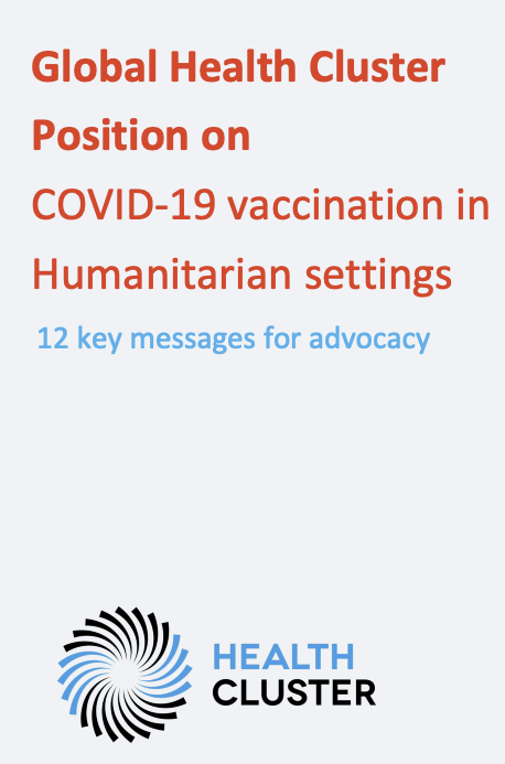 GHC position paper: COVID-19 vaccination in humanitarian settings